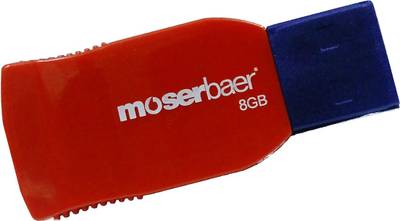 Moserbaer Racer 8 GB  Pen Drive (Red, Blue) 