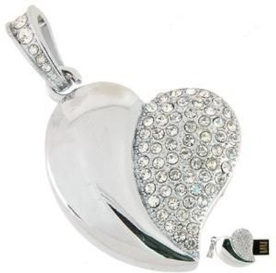 Microware Heart Shape 16 GB Pen Drive