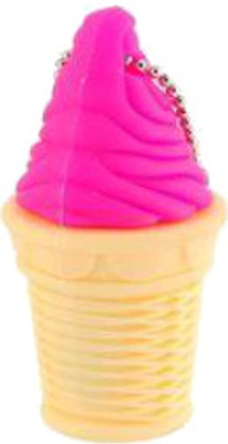 Microware Strawberry Ice Cream Shape 16 GB Pen Drive microware Pen Drives