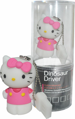 Dinosaur Drivers Kitty 8 GB Pen Drive(Pink)