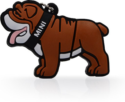 Microware Barking Dog 16 GB Pen Drive(Brown)