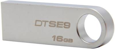 Kingston DataTraveler SE9 16 GB  Pen Drive (Silver) 