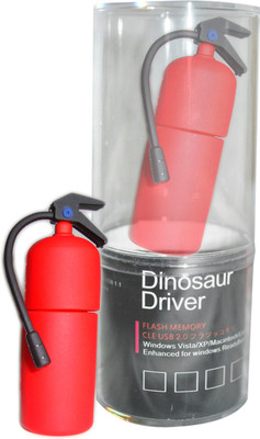 Dinosaur Drivers Fire Extinguisher 16 GB Pen Drive Multicolor