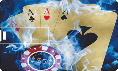 50% OFF on Printland Credit Card Try My Luck 8 GB Pen Drive(Multicolor)