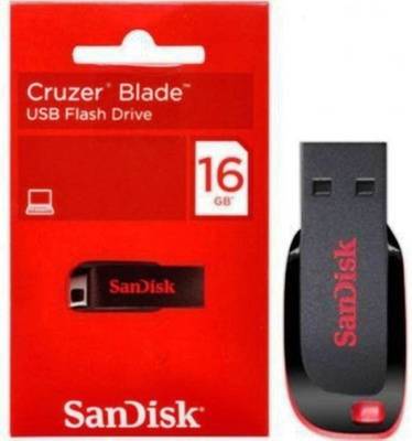 SanDisk (PACK OF 5) 16 GB Pen Drive