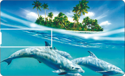 61% OFF on Printland Credit Card Under Water 8 GB Pen Drive(Multicolor)