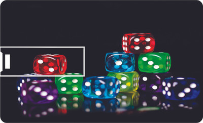 61% OFF on Printland Credit Card Multi Color Dice 8 GB Pen Drive(Multicolor)