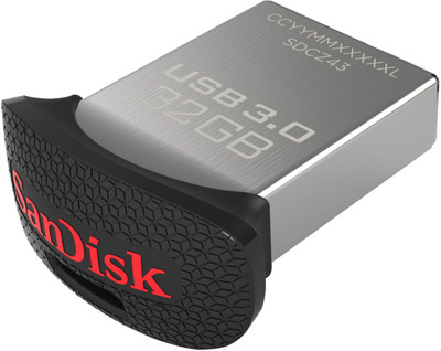 

SanDisk Ultra Fit USB 3.0 32 GB Pen Drive(Silver, Black)