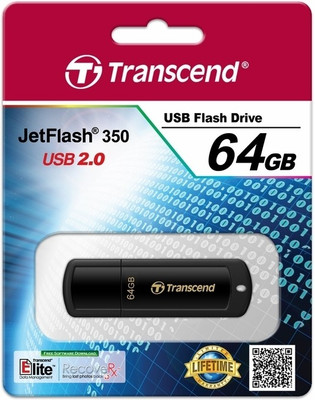 23% OFF on Transcend JetFlash 350 64 GB Pen Drive(Black) 23% OFF on Transcend JetFlash 350 64 GB Pen Drive(Black)