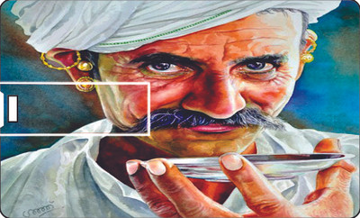 61% OFF on Printland Credit Card Love the Tea 8 GB Pen Drive(Multicolor)