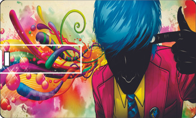 61% OFF on Printland Credit Card Paint 8 GB Pen Drive(Multicolor)