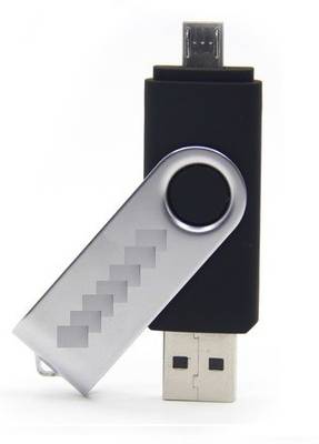SCG ON THE GO DUAL BLACK 16 GB Pen Drive (Black) 