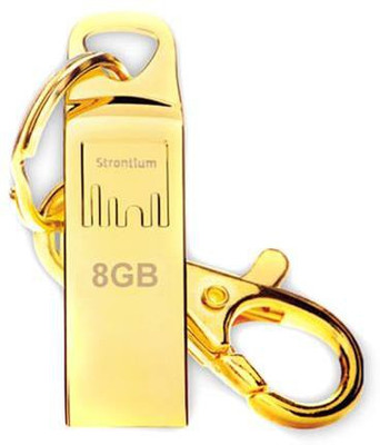 

Strontium Sr8gslammo 8 GB Pen Drive(Gold)