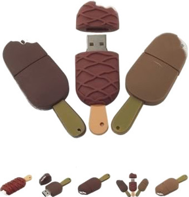 Microware Chocolate Ice Cream Shape 16 GB Pen Drive