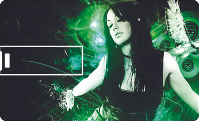 61% OFF on Printland Credit Card I Welcome 8 GB Pen Drive(Green)