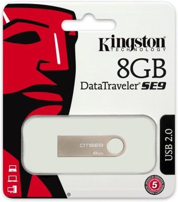 

Kingston SE9 8 GB Pen Drive(Silver)