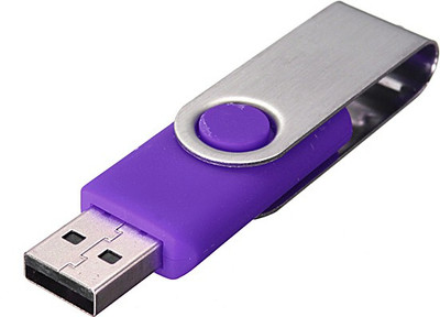 

Purple Swivel Flash Memory Stick 64 GB Pen Drive(Purple)
