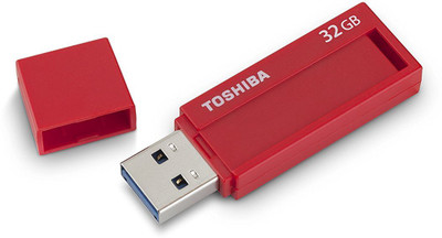 

Toshiba PFU032U-1BLR 32 GB Pen Drive(Red)