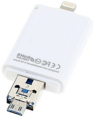 ROQ 3 in 1 I Flash Drive For Lightning With USB Function 64 GB OT...
