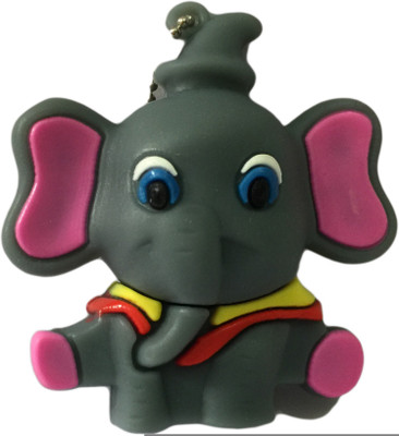 Dinosaur Drivers Ganesha Shape 8 GB Pen Drive Multicolor