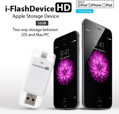 IFlash Drive HD 32 GB  Pen Drive (White) 
