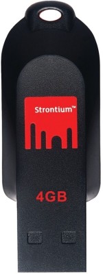 Strontium Pollex 4 GB Pen Drive(Black)