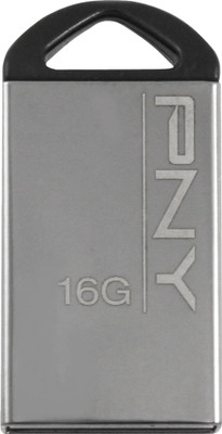 PNY Mini M1 16 GB Pen Drive(Grey)