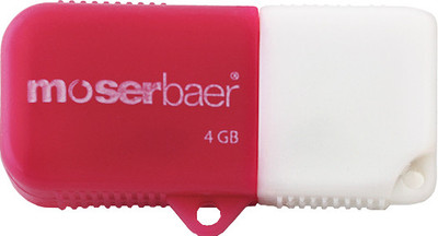 

Moserbaer Silico 4 GB Pen Drive(Pink)