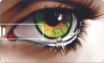 46% OFF on Printland Credit Card Eye Drop 8 GB Pen Drive(Multicolor)