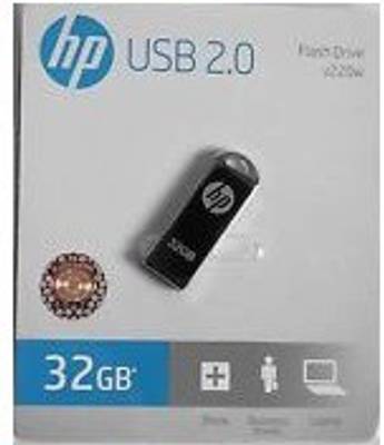 HP v220W 32 GB  Pen Drive (Grey) 
