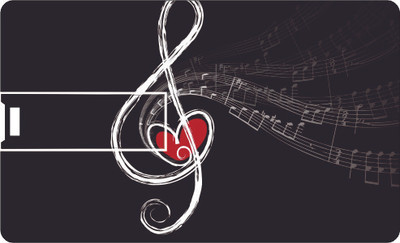 50% OFF on Printland Credit Card Musical Strings 8 GB Pen Drive(Multicolor)