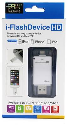 IFlash Drive HD 64 GB  Pen Drive (White) 