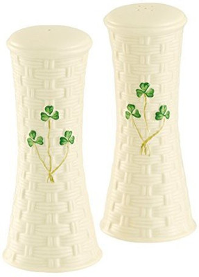 

Belleek Group 1320 Shamrock 6.5Inch Salt And Pepper Shaker