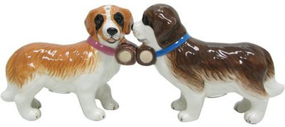 

Westland Giftware Mwah Magnetic St. Bernards Salt And Pepper Shaker Set