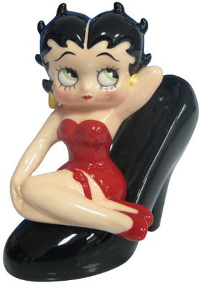 

Westland Giftware Betty Boop Magnetic Betty On Shoe Salt And Pepper Shaker Set