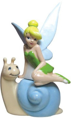 

Westland Giftware Life According To Tinker Bell Tink'S Snail Ride 4Inch Magnetic Salt And Pepper Shakers