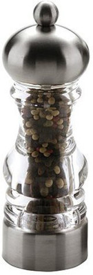

MIU France Brushed Stainless Steel And Acrylic Grinder For Salt Or Pepper