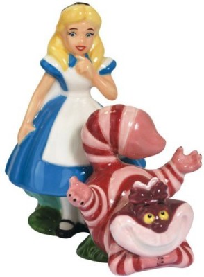 

Westland Giftware Alice And Cheshire Cat Magnetic Ceramic Salt And Pepper Shakers