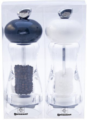 

Swissmar Andrea You And Me 6Inch Pepper And Salt Mill Set With Tray