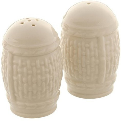 

Belleek Galway Weave 4102 Salt And Pepper Set