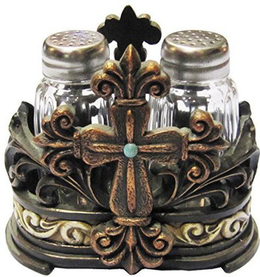 

LL Home Cross Salt And Pepper Shaker Set