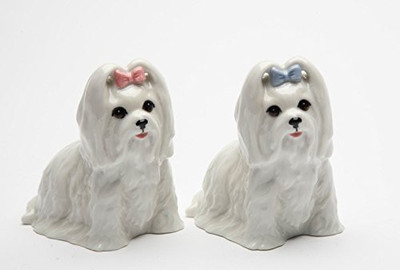 

Cosmos 20868 Gifts Ceramic Maltese Salt And Pepper Set