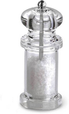 

H D Enterprise PEPPER GRINDER WITH METAL BLADE Plastic Traditional Pepper Mill(Clear, Pack of 1)