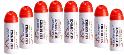

Dr. Morepen 8 Pieces Women Self Defence Pepper Stream Spray