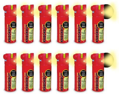 

Knockout NightGard With Built-in LED Light Pepper Stream Spray