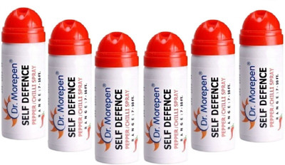 

Dr. Morepen 6 Pieces Women Self Defence Pepper Stream Spray