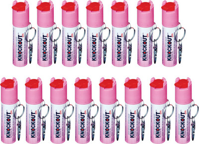 

Knockout Punch With Key Ring Pepper Stream Spray