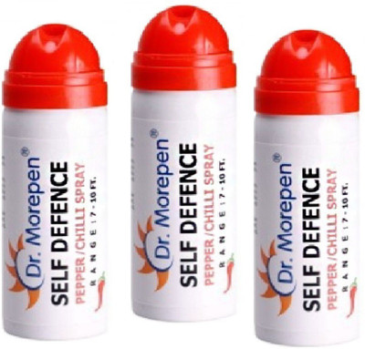 

Dr. Morepen 3 Pieces Women Self Defence Pepper Stream Spray