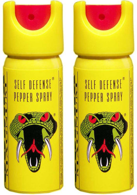 

Cobra Pair of Self Defence Pepper Stream Spray