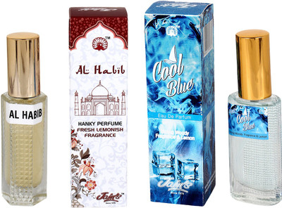 

Jain's Set of 2 Perfume : Al Habib (25 ml) and Cool Blue (30 ml) Eau de Parfum - 55 ml(For Men)